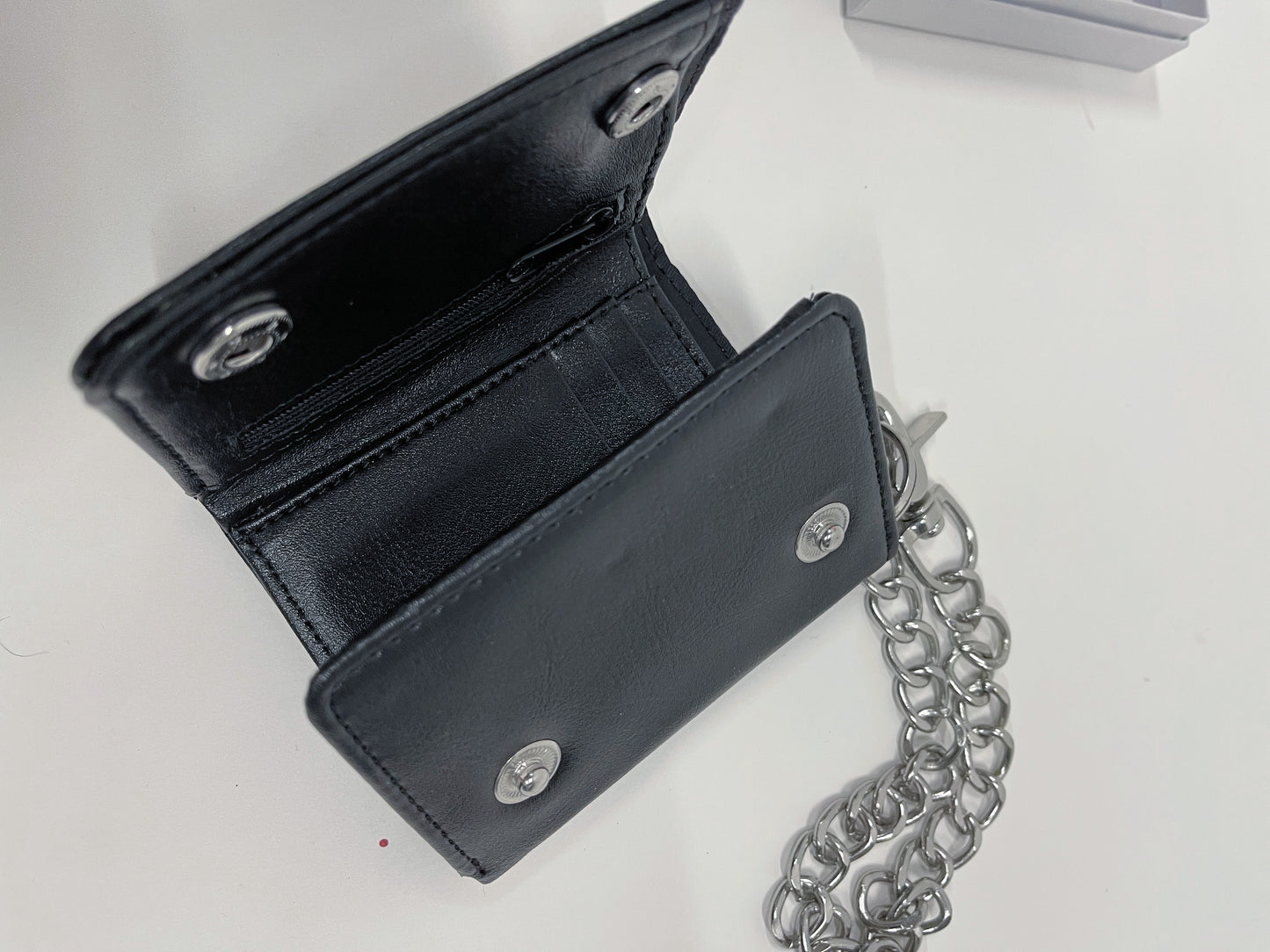 Blood Money Leather Chain Wallet