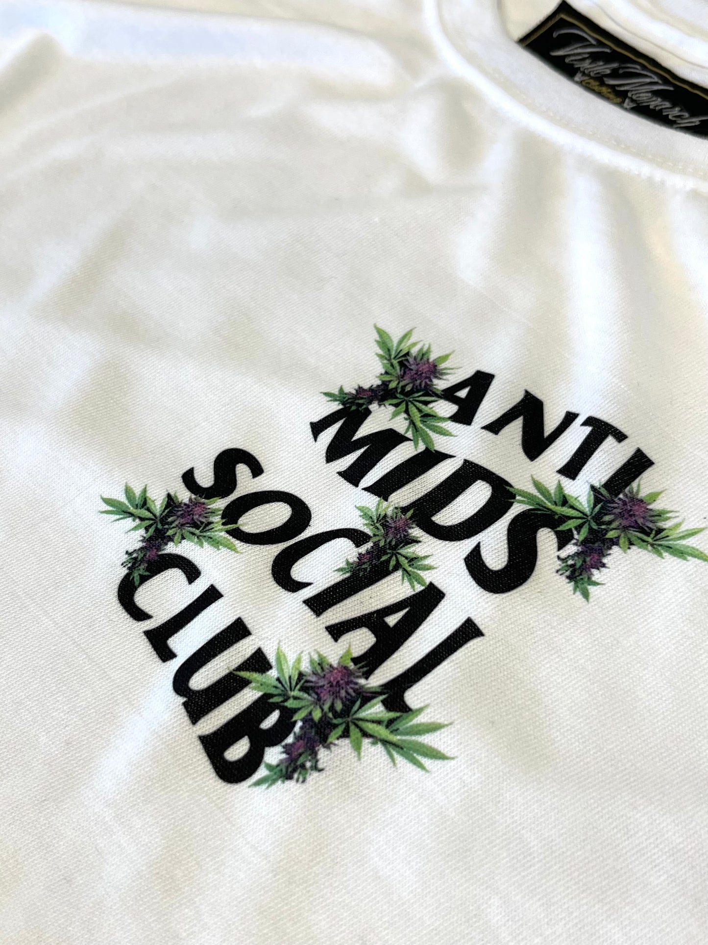 Anti Mids Social Club Flower White T Shirt