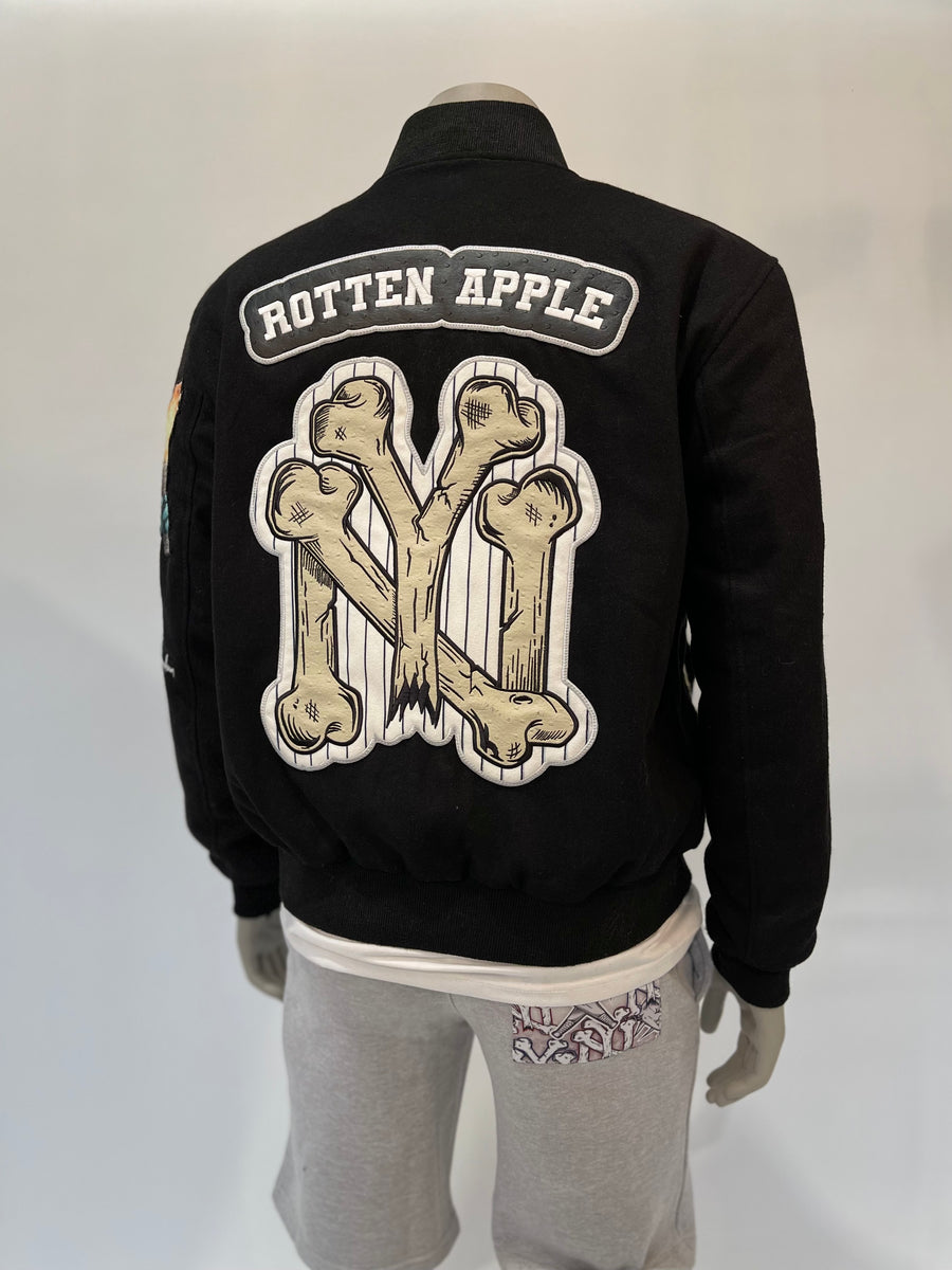 Rotten Apple Wool Varsity Jacket