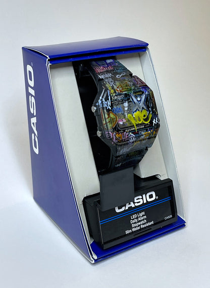 VM Graffiti Belt & Casio Watch The Essentials Pack (Bonus Wallet)
