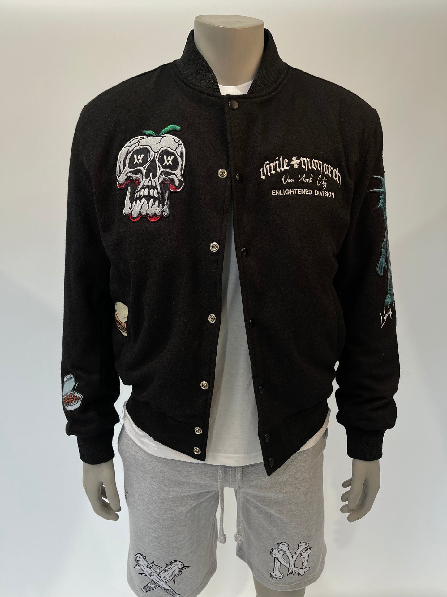 Rotten Apple Wool Varsity Jacket