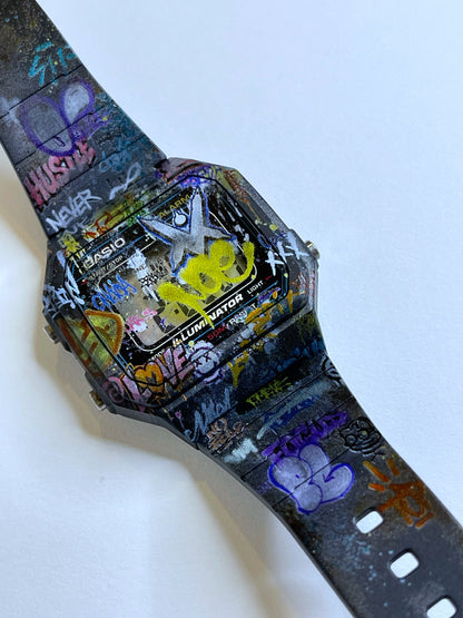 VM Graffiti Belt & Casio Watch The Essentials Pack (Bonus Wallet)