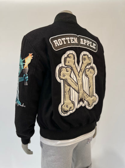 Rotten Apple Wool Varsity Jacket