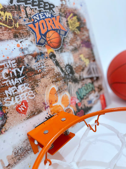 VM NYC Graffiti Mini Basketball Hoop
