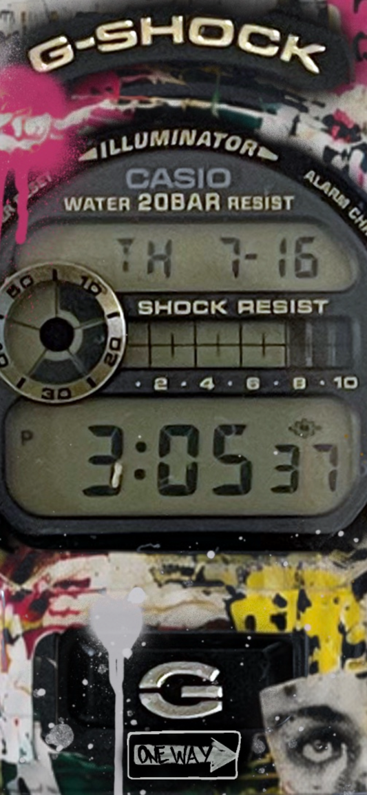 Graffiti Watch V3 (FOUND OBJECT) Customized G Shock Casio By VM