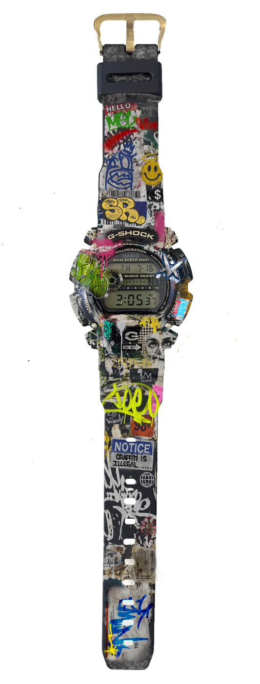 Graffiti Watch V3 (FOUND OBJECT) Customized G Shock Casio By VM