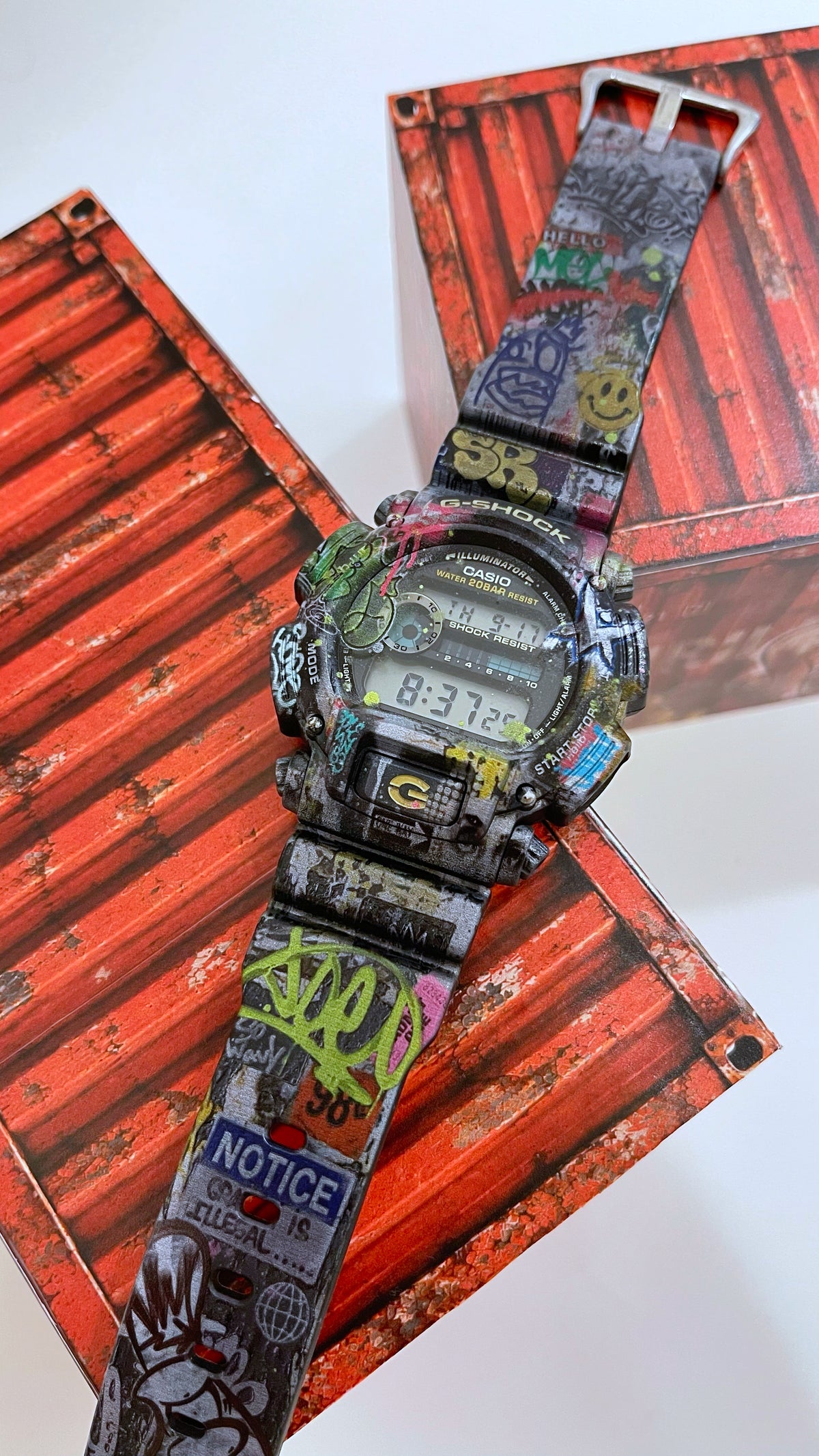 Graffiti Watch V3 (FOUND OBJECT) Customized G Shock Casio By VM