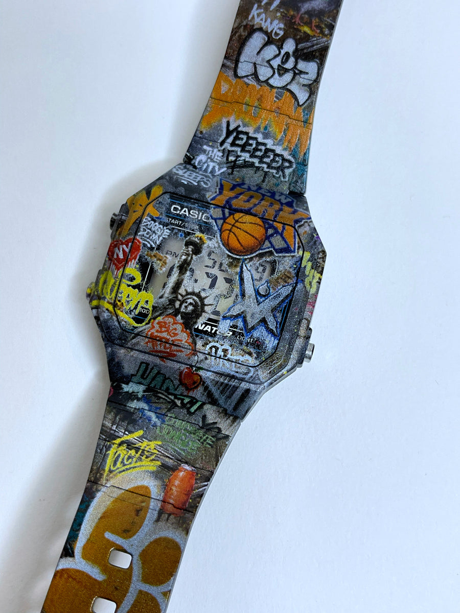 Graffiti Watch V2 (NYC) Customized Casio By VM