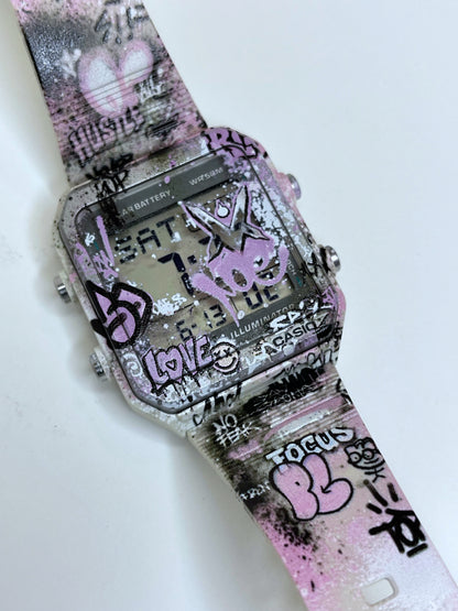 VM Casio Graffiti Watch (Shy Pink) LIMITED!