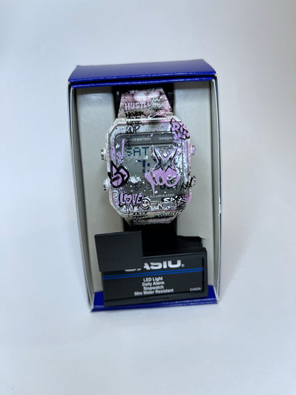 VM Casio Graffiti Watch (Shy Pink) LIMITED!