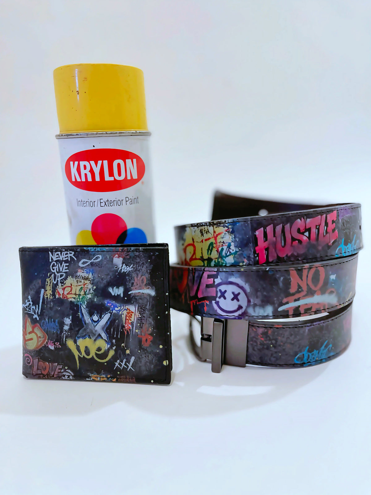 VM Graffiti Leather Belt